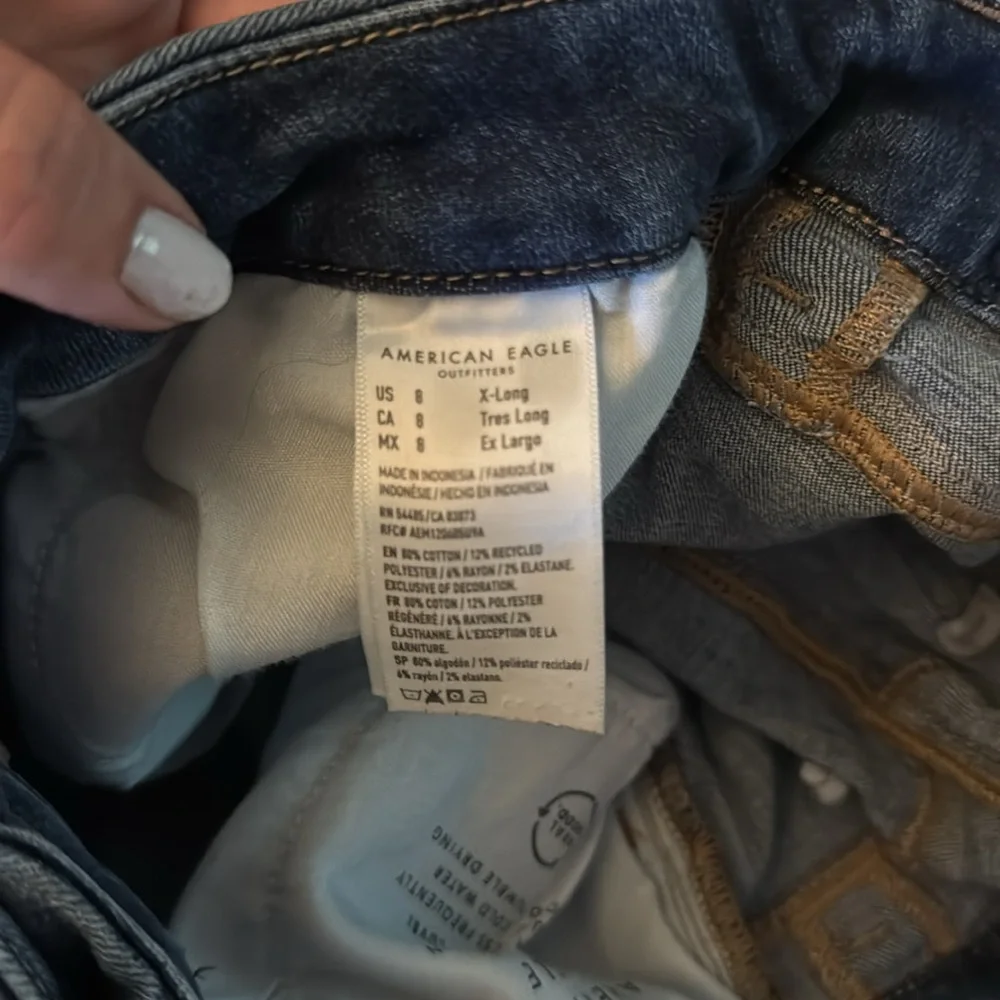 American Eagle Outfitters next level stretch curvy high rise jegging crop 8 tall - Picture 8 of 8